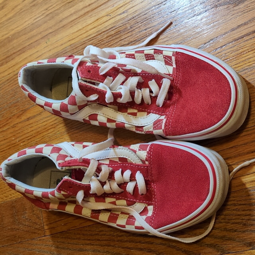 Vans Red Checker Shoes